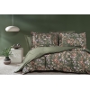 4 Pieces Olender Ranforce Double Duvet Cover Set 200 x 220 cm - Green
