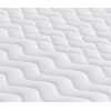 Spinal Support 140 x 190 x 25 cm Bamboo Pocket Spring Series Double Mattress - White / Black