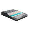 Spinal Support 140 x 190 x 25 cm Bamboo Pocket Spring Series Double Mattress - White / Black