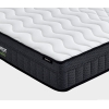 Spinal Support 200 x 200 x 25 cm Bamboo Pocket Spring Series Double Mattress - White / Black