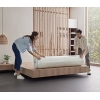 Spinal Support 200 x 200 x 25 cm Bamboo Pocket Spring Series Double Mattress - White / Black