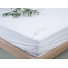 160 x 200 cm Bamboo Liquid Proof Knitting Single Mattress Protector - White
