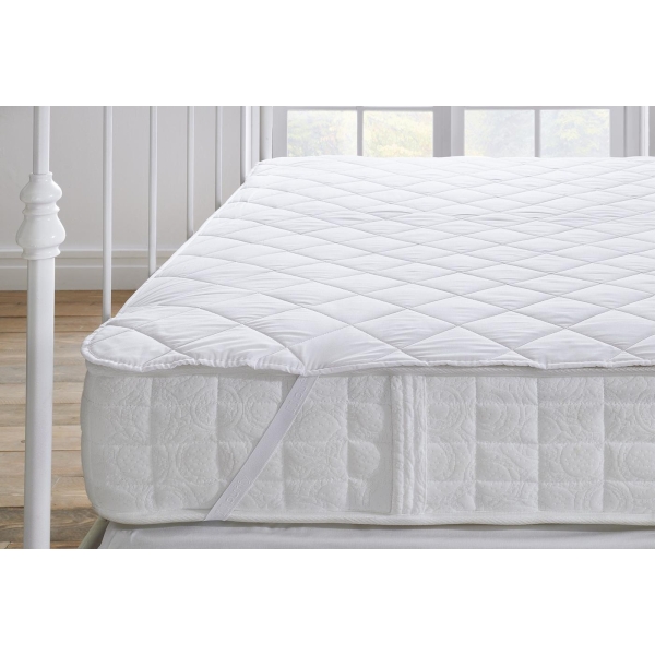 90 x 190 cm Standard Single Mattress Protector - White