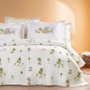 3 Pieces Aria Single Pique Set 160 x 220 cm - Blue