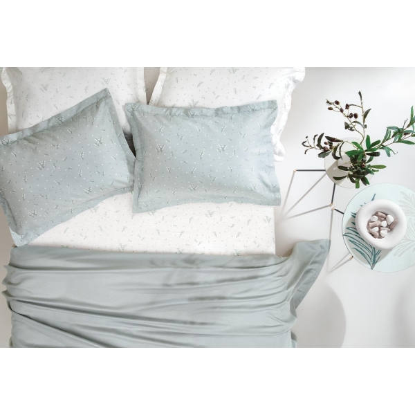 3 Pieces Ramona Single Pique Set 160 x 220 cm - Sage Green