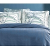 3 Pieces Retro Bamboo Single Pique Set 160 x 220 cm - Indigo