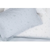 3 Pieces Ramona Bamboo Single Pique Set 160 x 220 cm - Light Blue