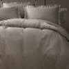 4 Pieces Dora Cotton Satin Double Duvet Cover Set 200 x 220 cm - Beige