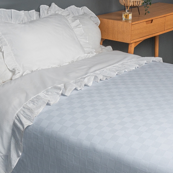 Ovis Double Pique 200 x 220 cm - Blue