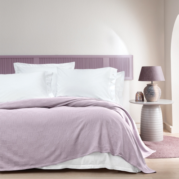 Ovis Double Pique 200 x 220 cm - Lilac
