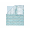 3 Pieces Martin Ranforce Single Duvet Cover Set 160 x 220 cm - Blue