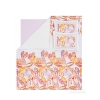 4 Pieces Sonia Cotton Satin King Size Duvet Cover Set 240 x 220 cm - Lilac