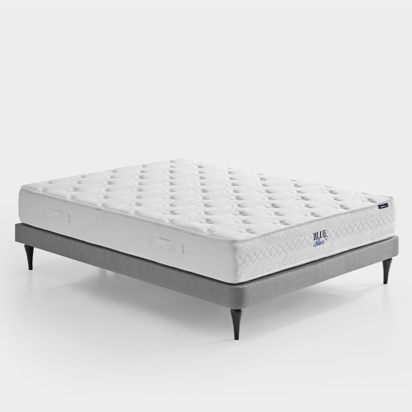 Blue Star 160 x 200 x 25 cm Spring Series Double Mattress - White