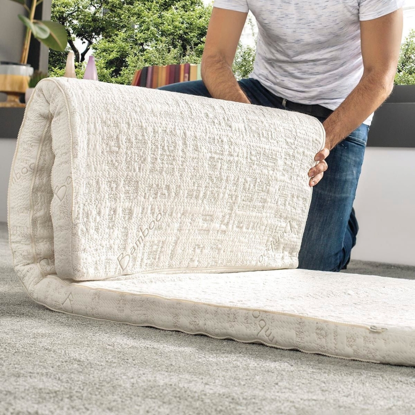 Compact Guest Bed 80 x 200 x 6 cm F..