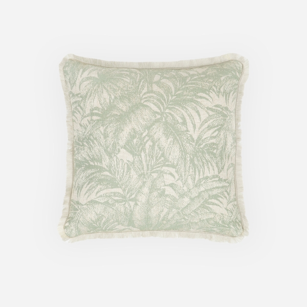 Minted Filled Decorative Pillow 40 x 40 cm - Sage Green
