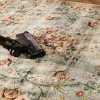 120 x 180 cm Retro Vintage Blossom Elegance Decorative Rug - Beige / Grey