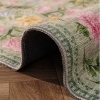 120 x 180 cm Retro Elegant Floral Harmony Decorative Rug - Pink / Green / Grey / Blue