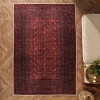 244 x 350 cm Retro Crimson Elegance Decorative Rug - Red