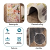 244 x 350 cm Retro Garden Symphony Decorative Rug - Multicolor