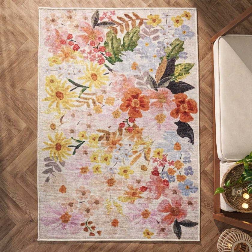 244 x 350 cm Retro Garden Symphony ..