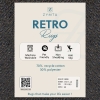 244 x 350 cm Retro Leafy Frame Decorative Rug - Grey / Blue / White