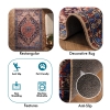 80 x 300 cm Retro Traditional Symmetric Pattern Decorative Rug - Orange / Blue / Beige