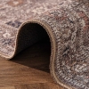 200 x 300 cm Retro Textured Mosaic Decorative Rug - Beige / Anthracite / Cream