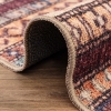 244 x 350 cm Retro Multi-Stripe Design Decorative Rug - Brown / Beige / Light Brown