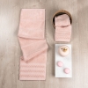 8 Pieces Blush Luxe 600 GSM Luxury Turkish Cotton Towel Set - Light Pink