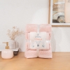 8 Pieces Blush Luxe 600 GSM Luxury Turkish Cotton Towel Set - Light Pink