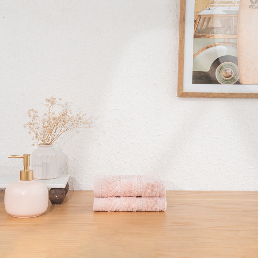 2 Pieces Blush Luxe 30 x 50 cm 600 ..