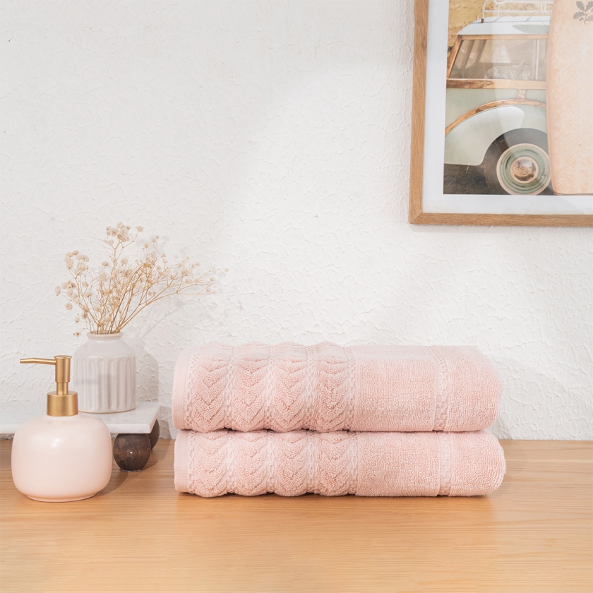 2 Pieces Blush Luxe 70 x 140 cm 600..