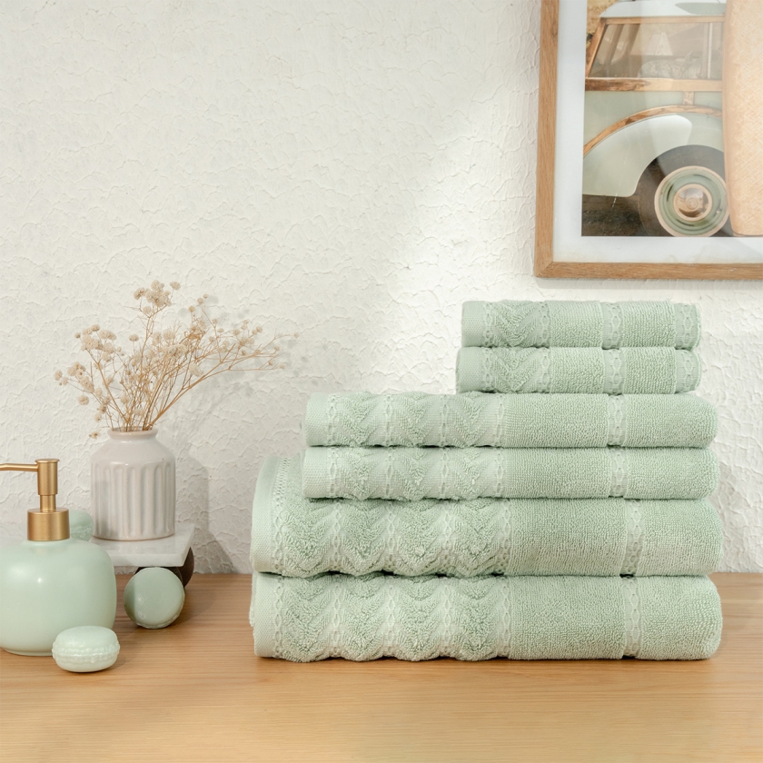6 Pieces Elegance 600 GSM Luxury Tu..