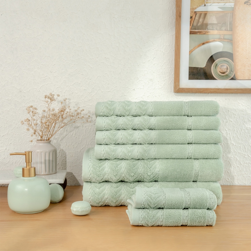 8 Pieces Elegance 600 GSM Luxury Tu..