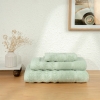 3 Pieces Elegance 600 GSM Luxury Turkish Cotton Towel Set - Mint