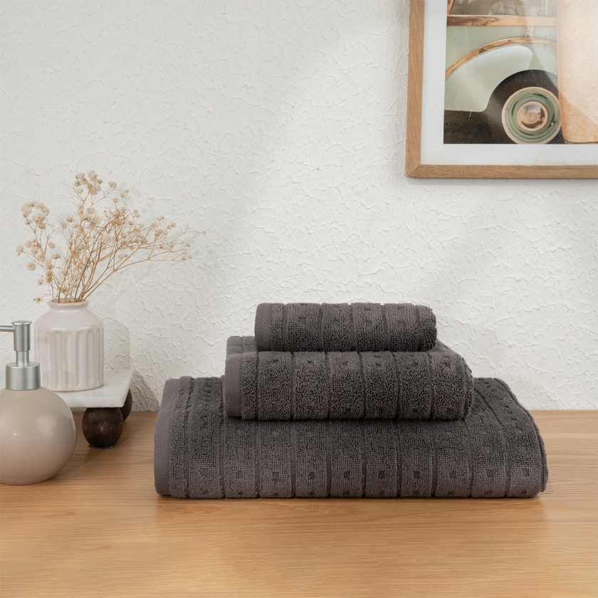 3 Pieces Slate Serenity Turkish 600..