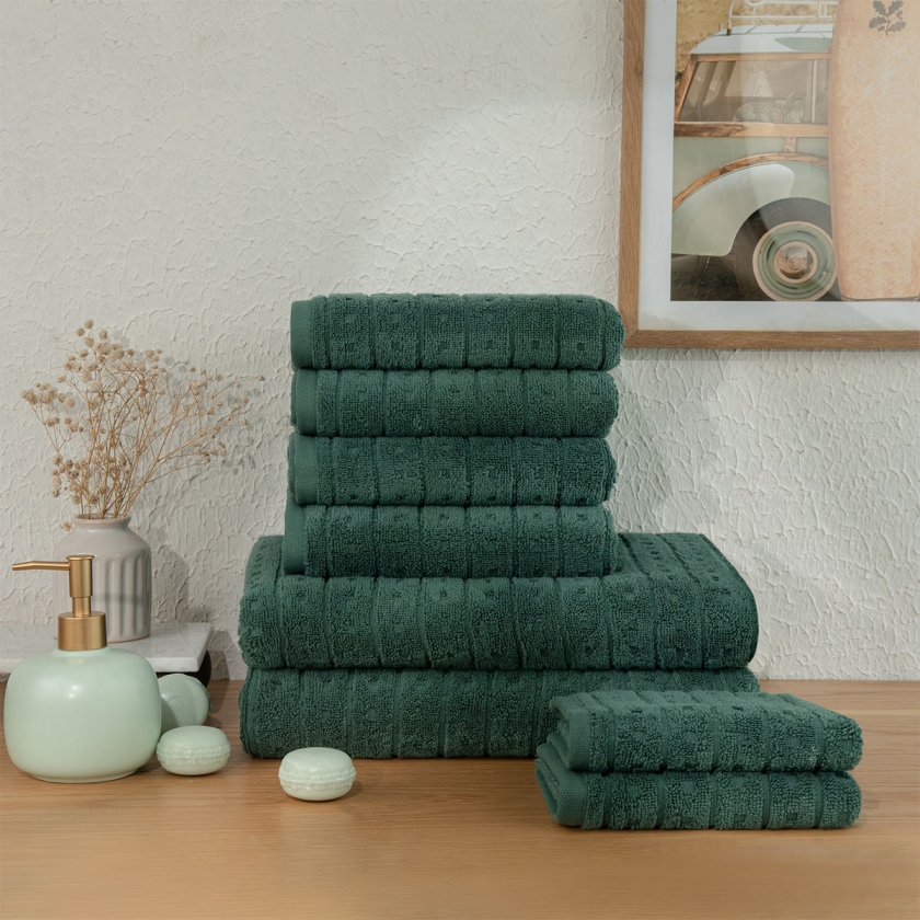 8 Pieces Verdant Comfort 600 GSM Lu..