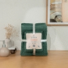 8 Pieces Verdant Comfort 600 GSM Luxury Turkish Cotton Towel Set - Dark Green