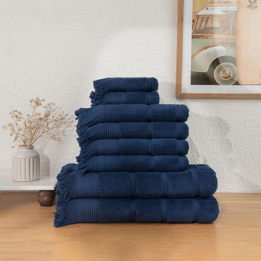 8 Pieces Ocean Serenity 600 GSM Lux..