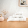 3 Pieces Pure Comfort 600 GSM Luxury Turkish Cotton Towel Set - White