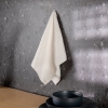 2 Pieces Modern Design Cotton 30 x 50m cm Kitchen Towels Set - White / Yellow