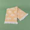 2 Pieces Modern Design Cotton 30 x 50m cm Kitchen Towels Set - White / Yellow