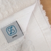 2 Pieces Modern Design Cotton 30 x 50m cm Kitchen Towels Set - White / Yellow