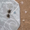 90 x 170 cm Tropical Paradise Large Size Cotton Beach Towel - Grey / White