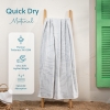 90 x 170 cm Tropical Paradise Large Size Cotton Beach Towel - Grey / White