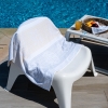 90 x 170 cm Blue Tides Large Size Cotton Beach Towel - Grey / Yellow