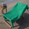 90 x 170 cm Coastal Charm Large Size Cotton Beach Towel - Dark Green