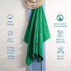 90 x 170 cm Coastal Charm Large Size Cotton Beach Towel - Dark Green