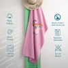 70 x 140 cm Mermaid Dreams Large Size Cotton Beach Towel - Pink