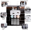 12.5 x 23 x 12 cm Glenda Bathroom Organizer Accessory - White